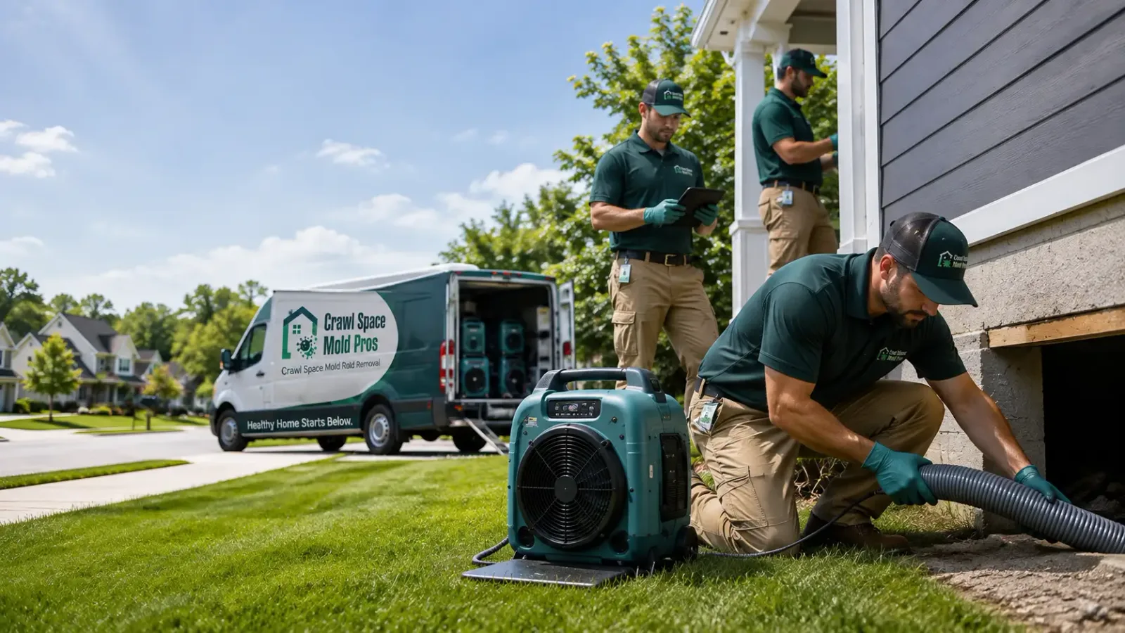 Crawl Space Mold Removal in Custer City, PA